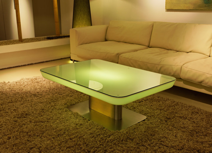 Adelaine Coffee Table, 45cm H x 100cm W x 70cm D, Lighting