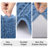 5 Piece Soft Absorbent Microfiber Bath Rug Set With Non-Slip Backing-2065653497