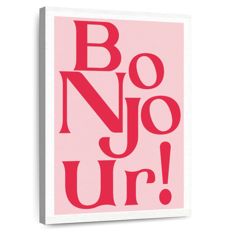 Tergel Pink Bonjour, 24" H x 16" W
