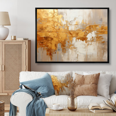 Jacquilynn Golden Gleam VI sur impression sur toile