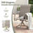 Outdoor Swivel PVC-coated polyester Dining Chair-1481369931
