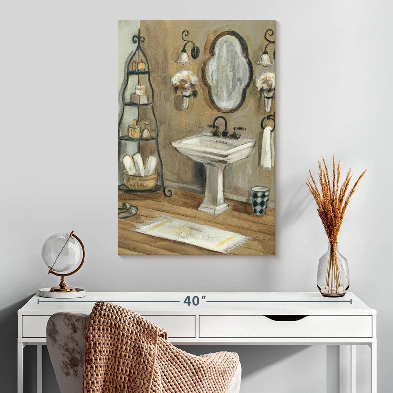 Lilie French Bath I, H 30 po x l 20 po