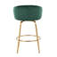 Tabouret de comptoir pivotant 26,25 po Arabelle-1260091773