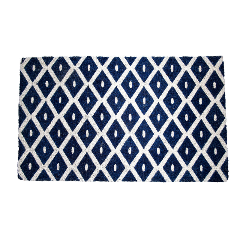 Non-Slip Geometric Doormat