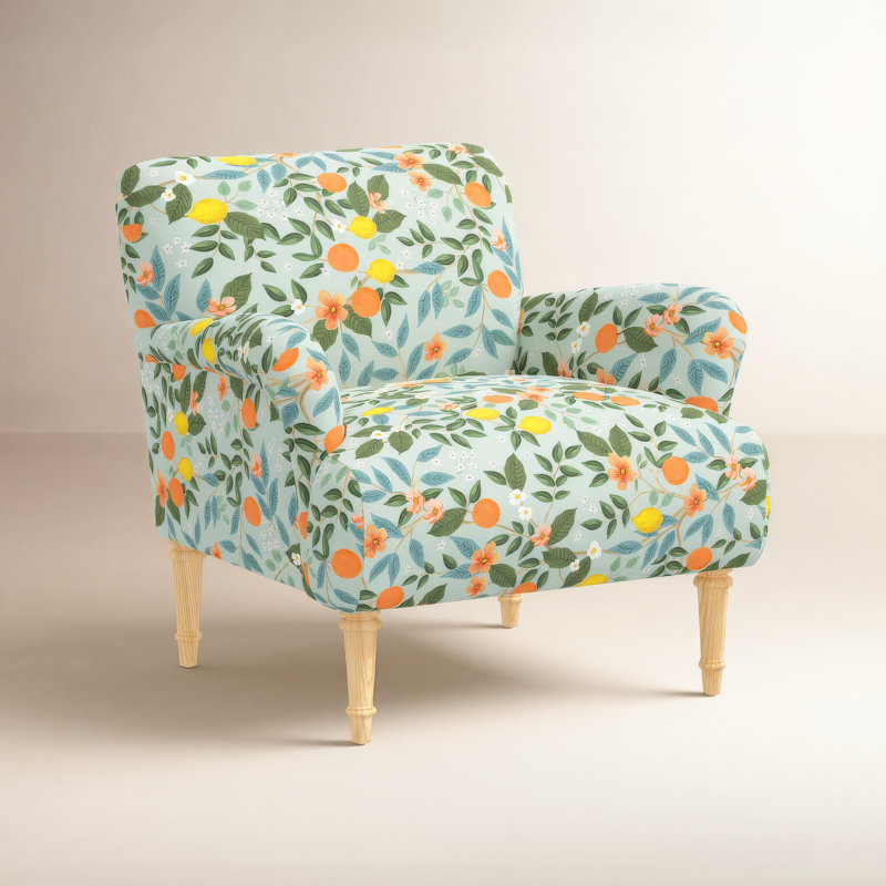 Fauteuil Bristol, Lin menthe RPC Citrus Grove