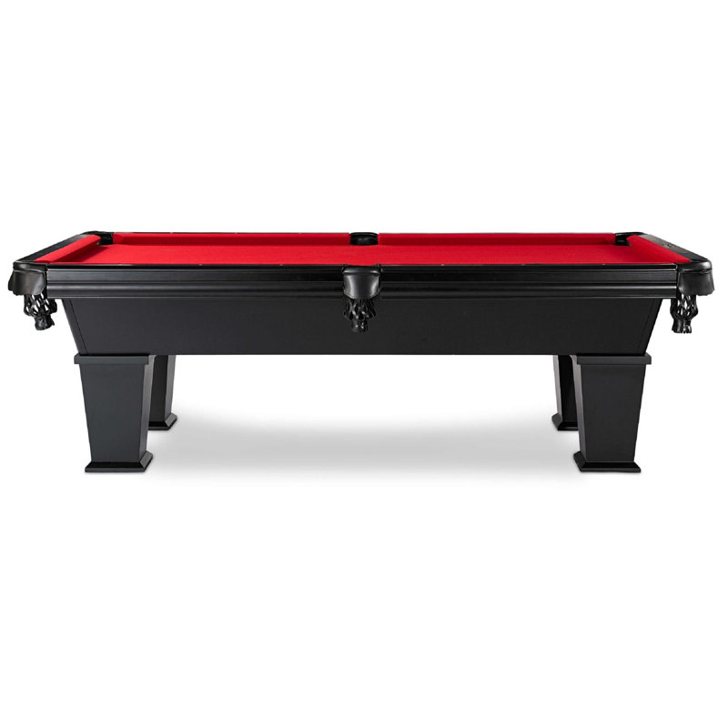 Parsons Slate Pool Table With Professional Installation Included, 96" W x 58" D, Basic Green