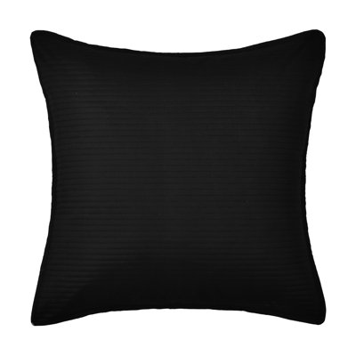 Taie décorative noire Dalton
