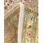 Tapis ivoire en laine noué à la main de conception unique 8 pi 1 po x 10 pi 8 po New Age
