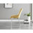 Eubanks High Gloss Double Pillar Dining Table Set with 6 Luxury Velvet Upholstered Dining Chairs