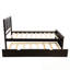 Lit plateforme simple avec lit gigogne-1880155966