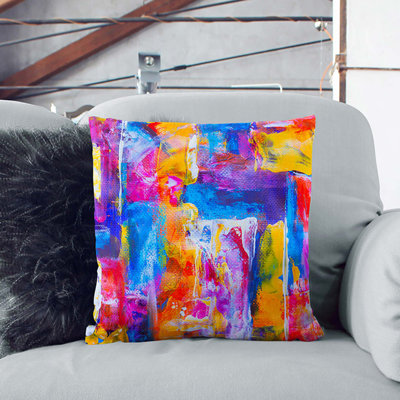Abstract Square Cushion