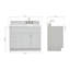 Meuble-lavabo simple 43 po Partham-94350851