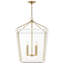 Luminaire suspendu de style lanterne à 4 lumières Delvin-1637022312-1667825704