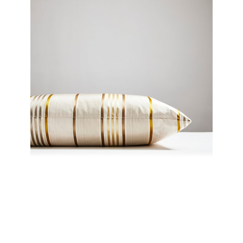 Charlotte Silk Lumbar Pillow Cover & Insert, Patina