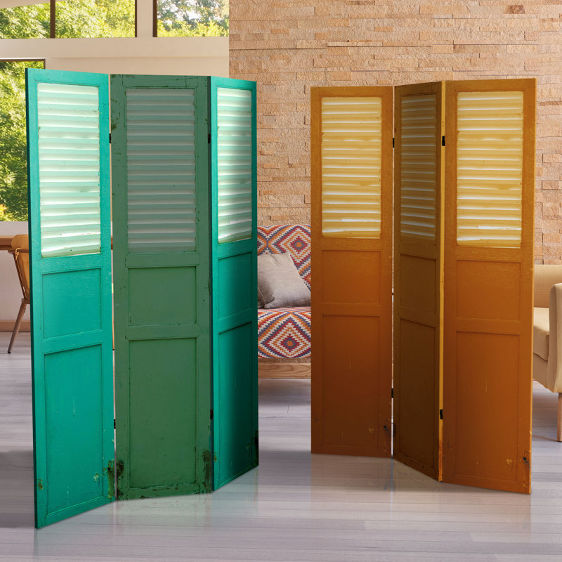 Whitsett Canvas Door Print Folding Screen