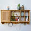 Étagères murales en bois massif Cubby Shelfs, tablette décorative moderne pour chambre, salle de bain, cuisine, salon
