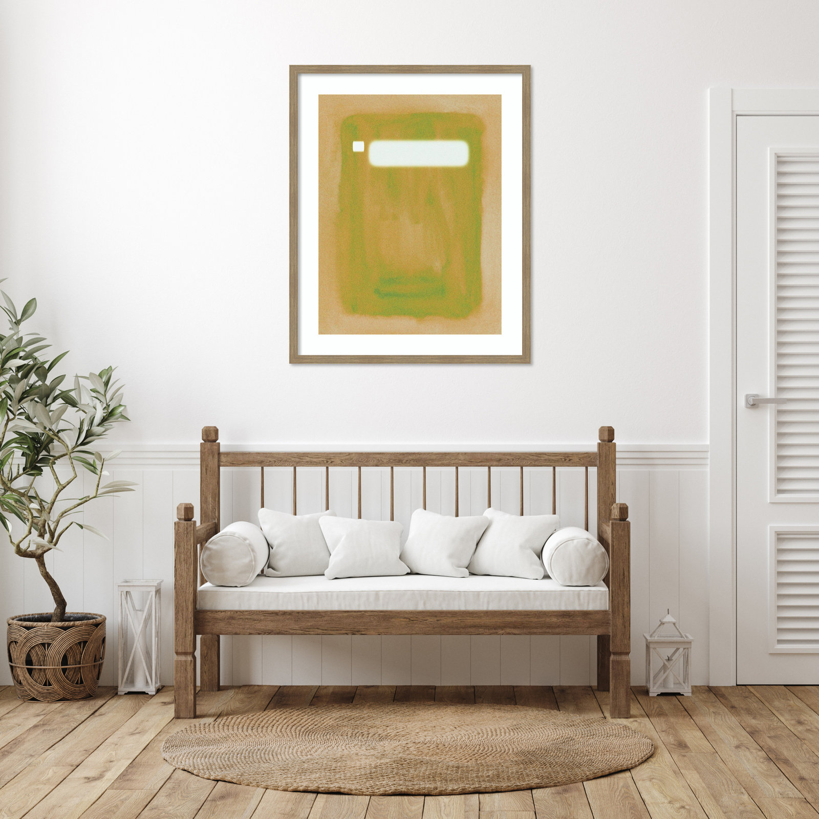 Focal Point II by Melissa Wang Wood Framed Wall Art Print, Brown, 42" H x 34" W