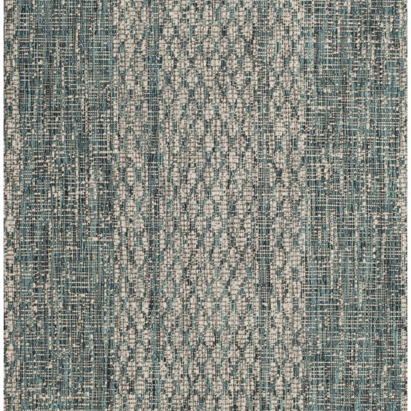 Tapis intérieur / extérieur à rayures Herefordshire Performance, ROND 6 pi 7 po