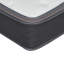 Très grand lit Matelas, mousse viscoélastique imprégnée de gel et ressorts ensachés, blanc / gris - plateau Euro pour plus de soutien, réduction de la rayonne en matière inflammable, différentes tailles de repose-pieds, po, mousse, conception à ressorts, barrière,