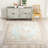 Fetterman Oriental Aqua/Orange Area Rug-1910750355