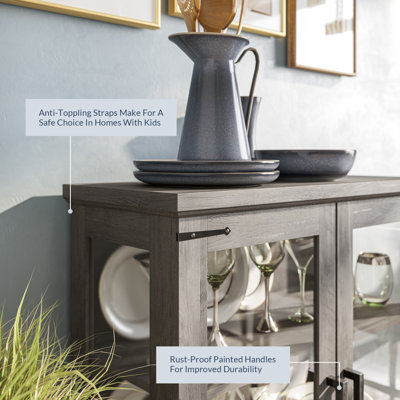 Evanuk 31.7'' W China Cabinet Dining Cabinet