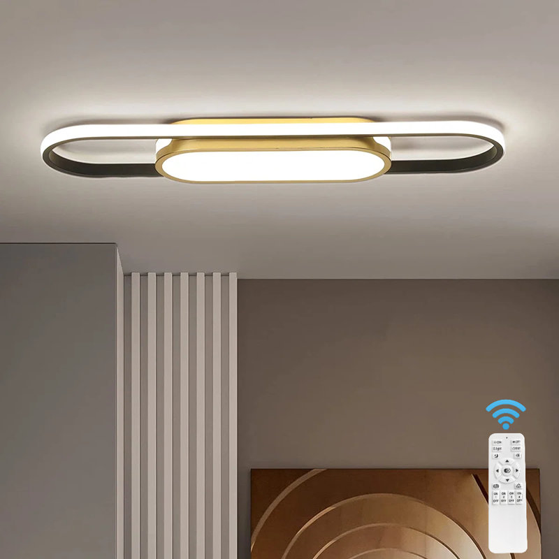 Muscato 1-Light 70cm LED Flush Mount, Gold
