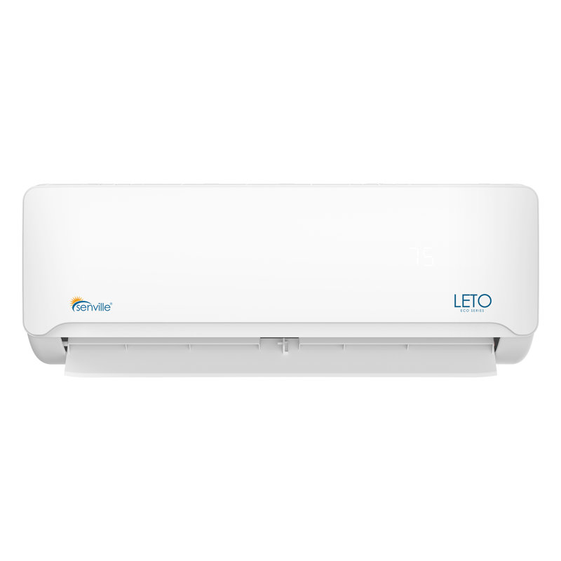 Mini climatiseur d'air à deux blocs sans conduit 24 000 BTU avec chauffage et télécommande