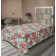 Drap plat à motif floral bohème Ambesonne