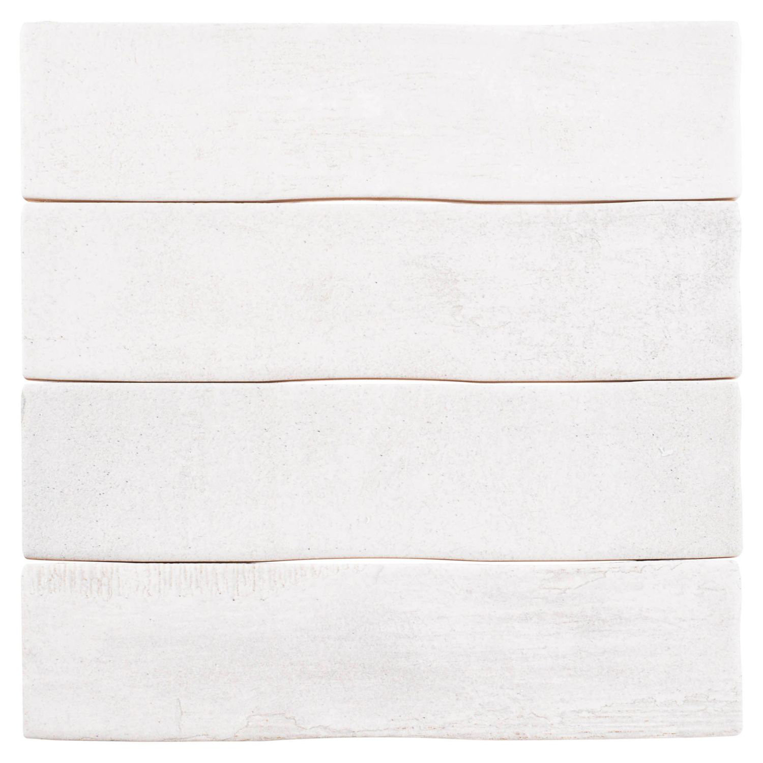 Jordal Ovinn 3-in. x 12-in. Subway Textured Matte Ceramic Wall Tile, White