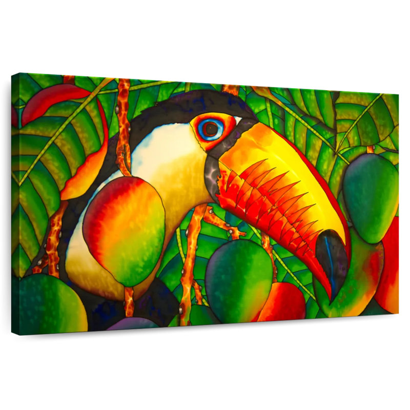 Paradise Toucan, 30" H x 45" W
