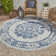 Cowell Oriental Blue/Gray Indoor/Outdoor Area Rug