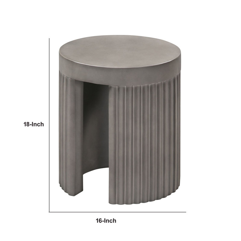 Table de bout avec tabouret Ramiz