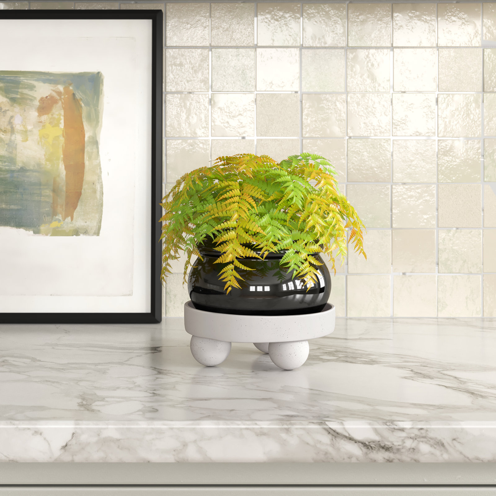 Eaves Plant Stand