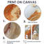 Symphonie orange orange beige - art mural orange 2 panneaux-64748726-64748724-64748725