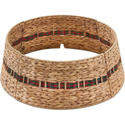 Collier d'arbre de Noël, jupe d'arbre tissée des Fêtes