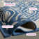 Arneshia Beige/Navy Indoor/Outdoor Area Rug