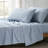 Freesia Cotton Sheet Set Blue-111329015