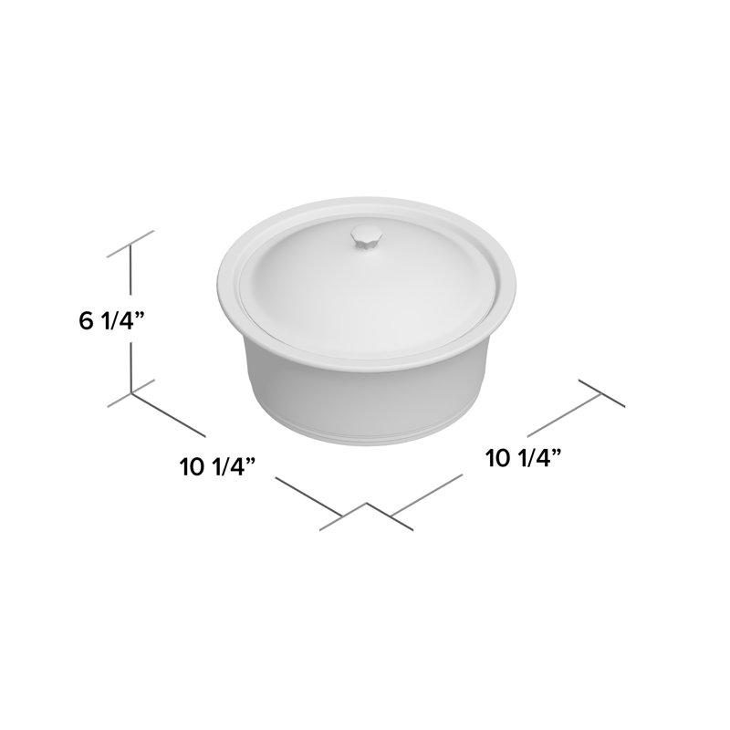 Cocotte rond avec couvercle 2,81 qt fiesta, Caramel écossais