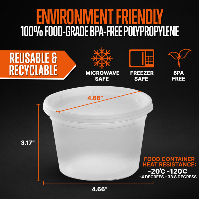16oz. Food Storage Container