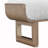 West Kensington Accent Bench - Sea Salt Caramel-121891778