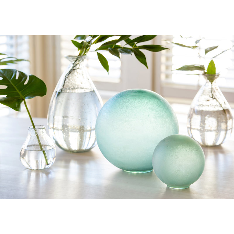 Decorative Orb Figurine, 5" H x 5.5" W x 5.5" D