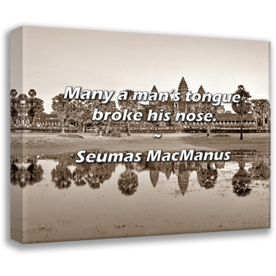 Citation de Seumas Macmanus: Beaucoup de gens ont la langue cassée.