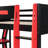 Adella Wooden Gaming Bunk Bed with Desk, RGB Lighting & USB Charging-776309292