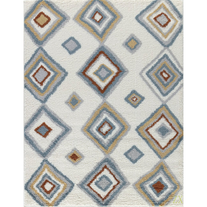 Tapis à poils longs L_SG_CZY1006 Loft, Rectangle 7 pi 10 po x 9 pi 10 po