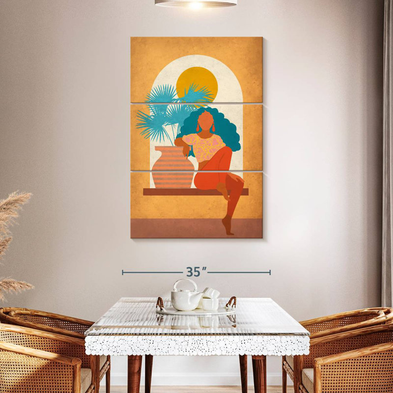 Leisha Boho Posing Beauty, 32" H x 20" W