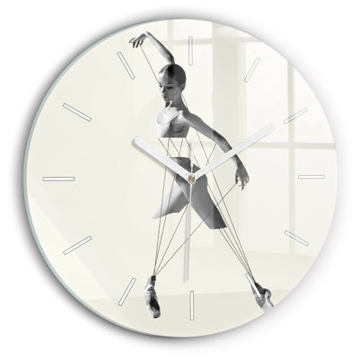 Glass Wall Clock