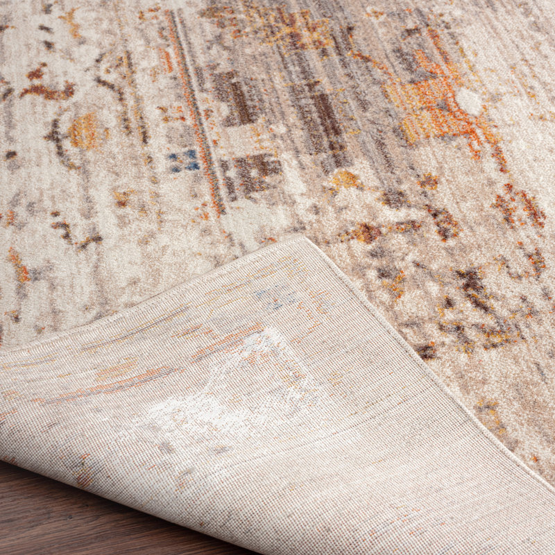 Mager Area Rug in Ivory/Beige, Runner 2'6" x 10'