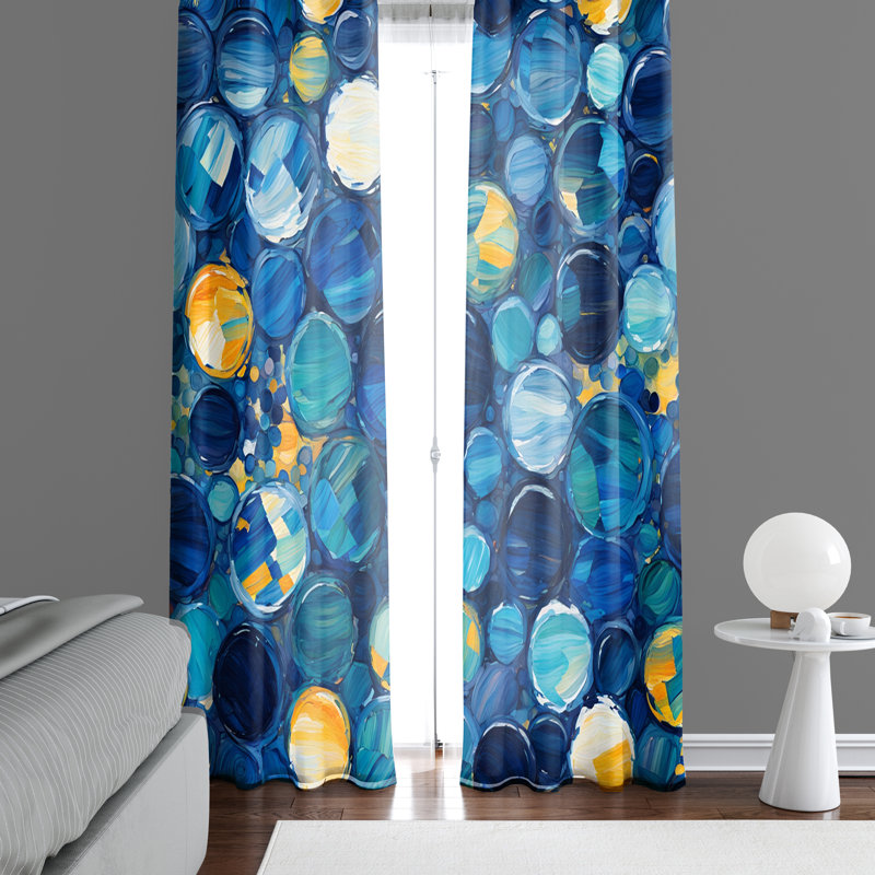 Paire de rideaux filtrant la lumière en polyester Margert, L 56 po x L 78 po