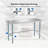 Open Base Stainless Steel Table-1912362921