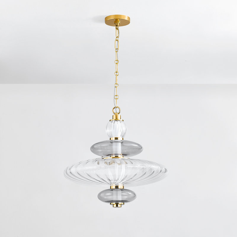 WILLIAMS PENDANT, 18.75" H x 19" W x 19" D